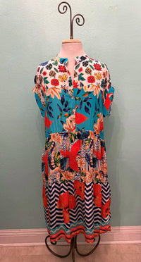 Shana Apparel - Women's Button-up Midi Dress