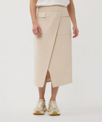 Esqualo - Long City Cargo Skirt