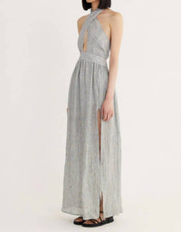 Rumer - Delphine Halter Maxi Dress