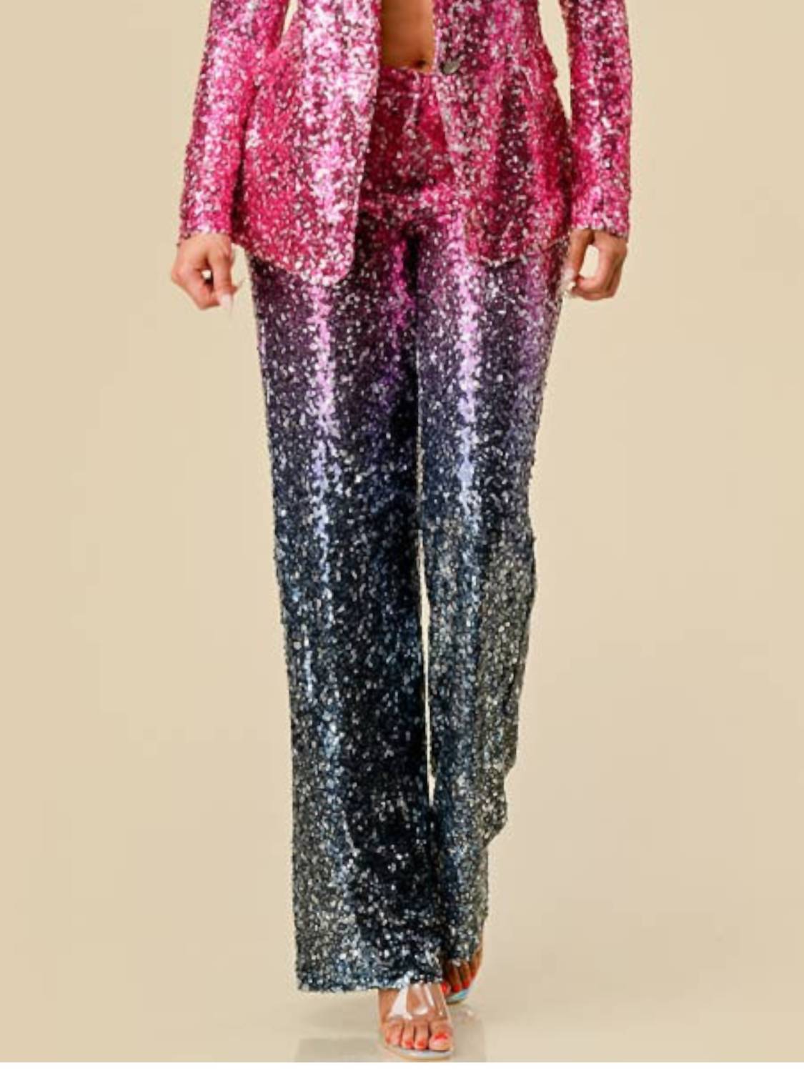 The Sang - Sequin Ombré Pants
