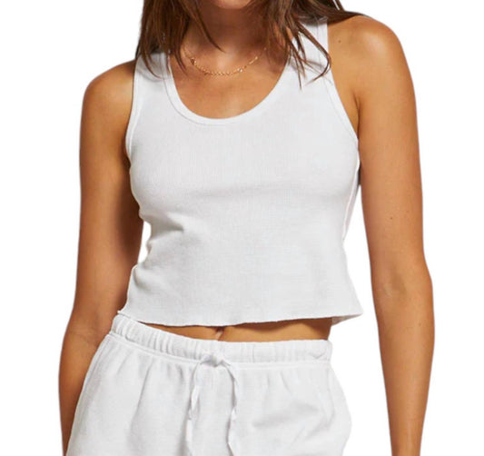 Perfectwhitetee - Jane Waffle Tank Top