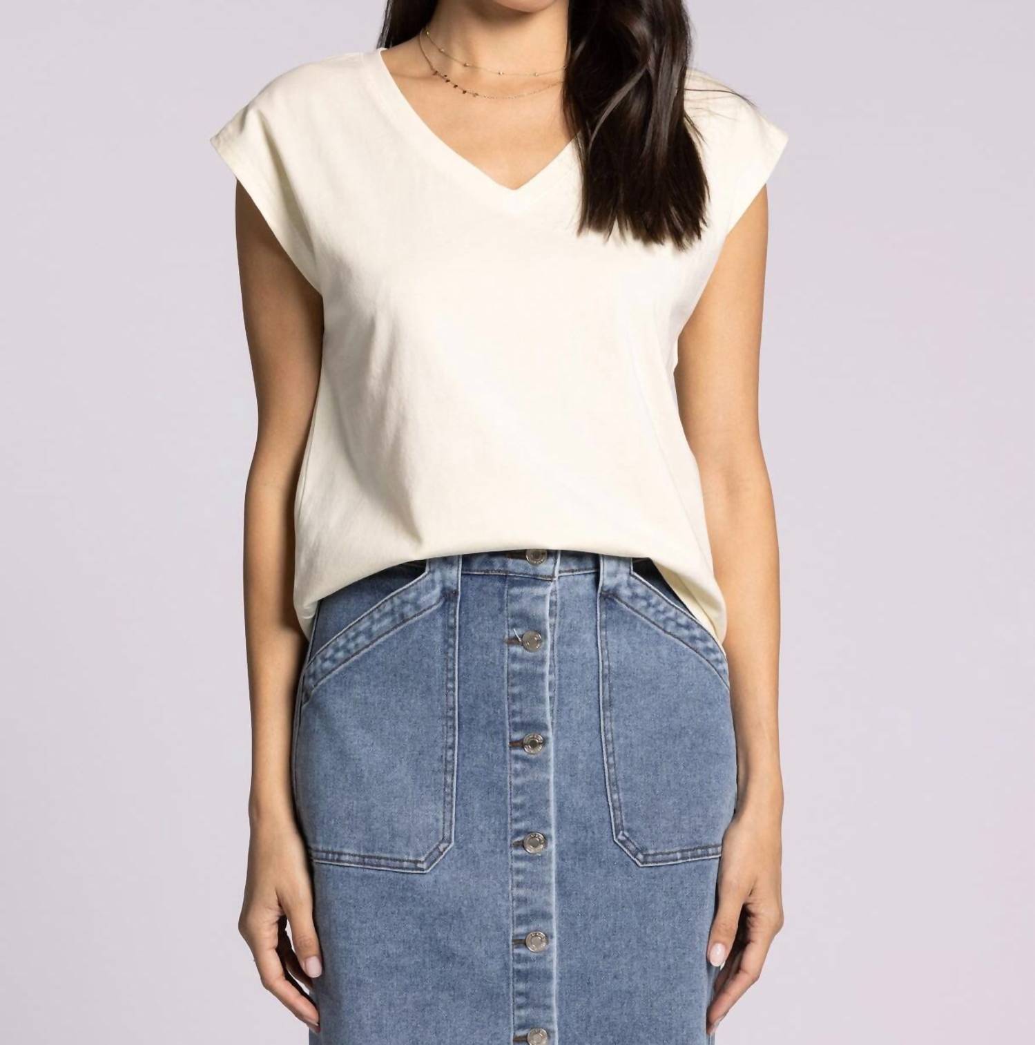 Thread & Supply - Romy V Neck Tee