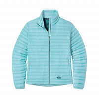 stio Pinion Down Sweater Jacket in horizon - women's jacket - detail view