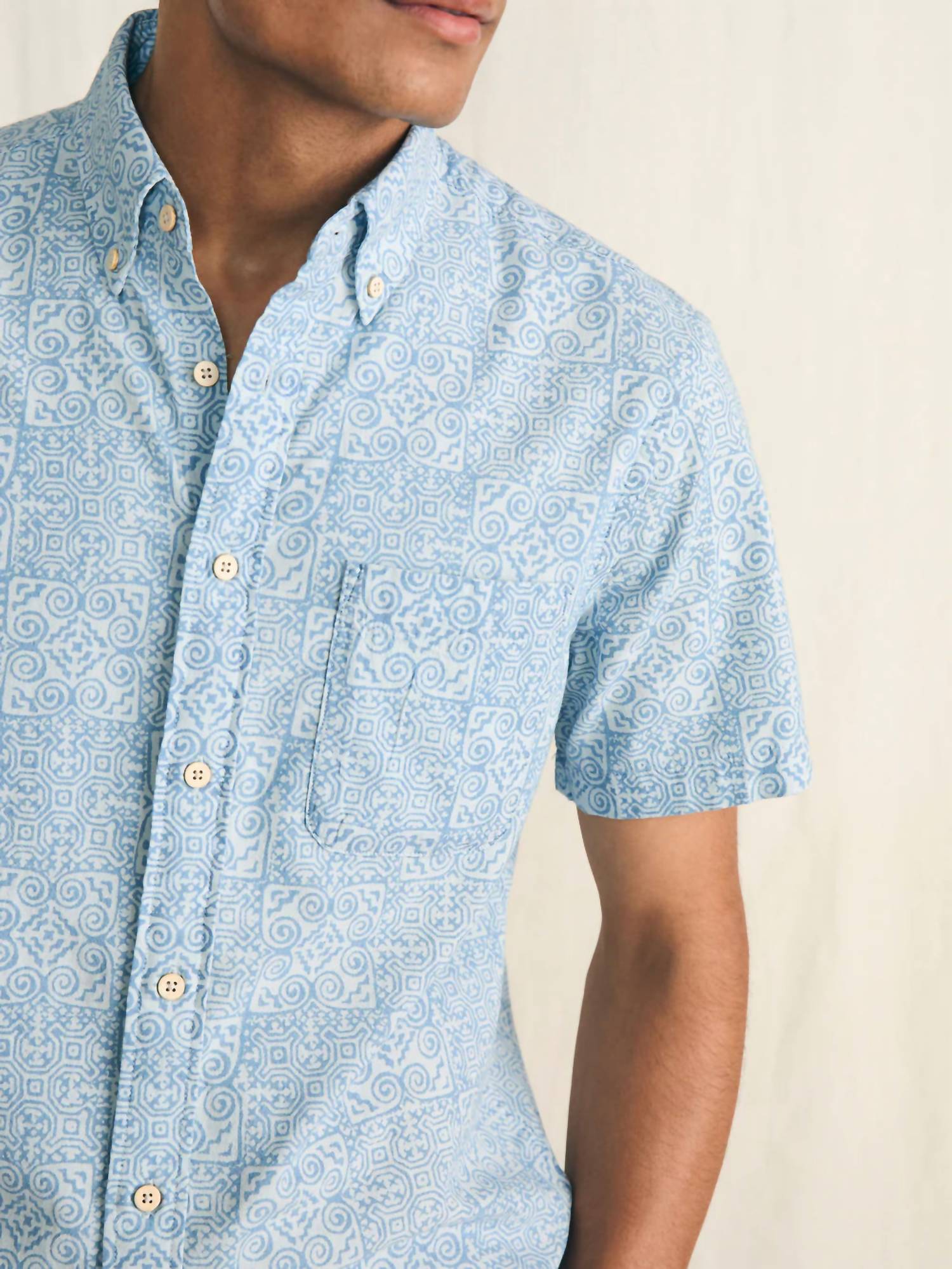 Faherty - Short Sleeve Stretch Playa Shirt