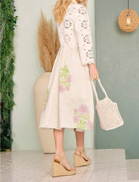 Mystree - Eyelet Button Down Jacket