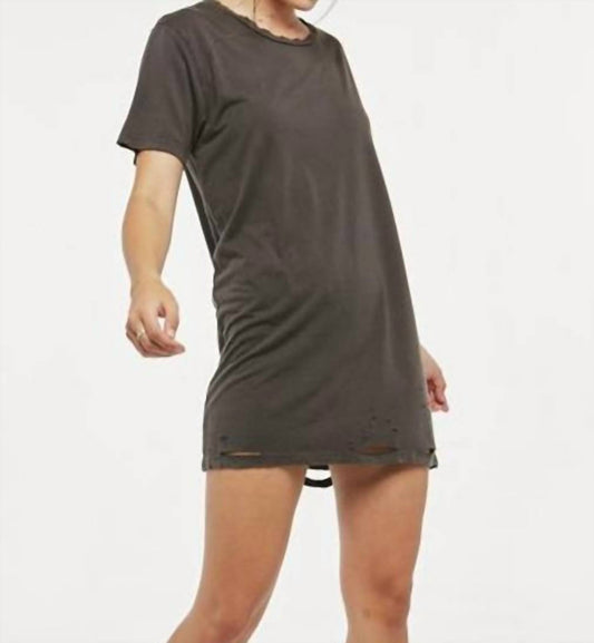 GRINDED TEE SHIRT DRESS