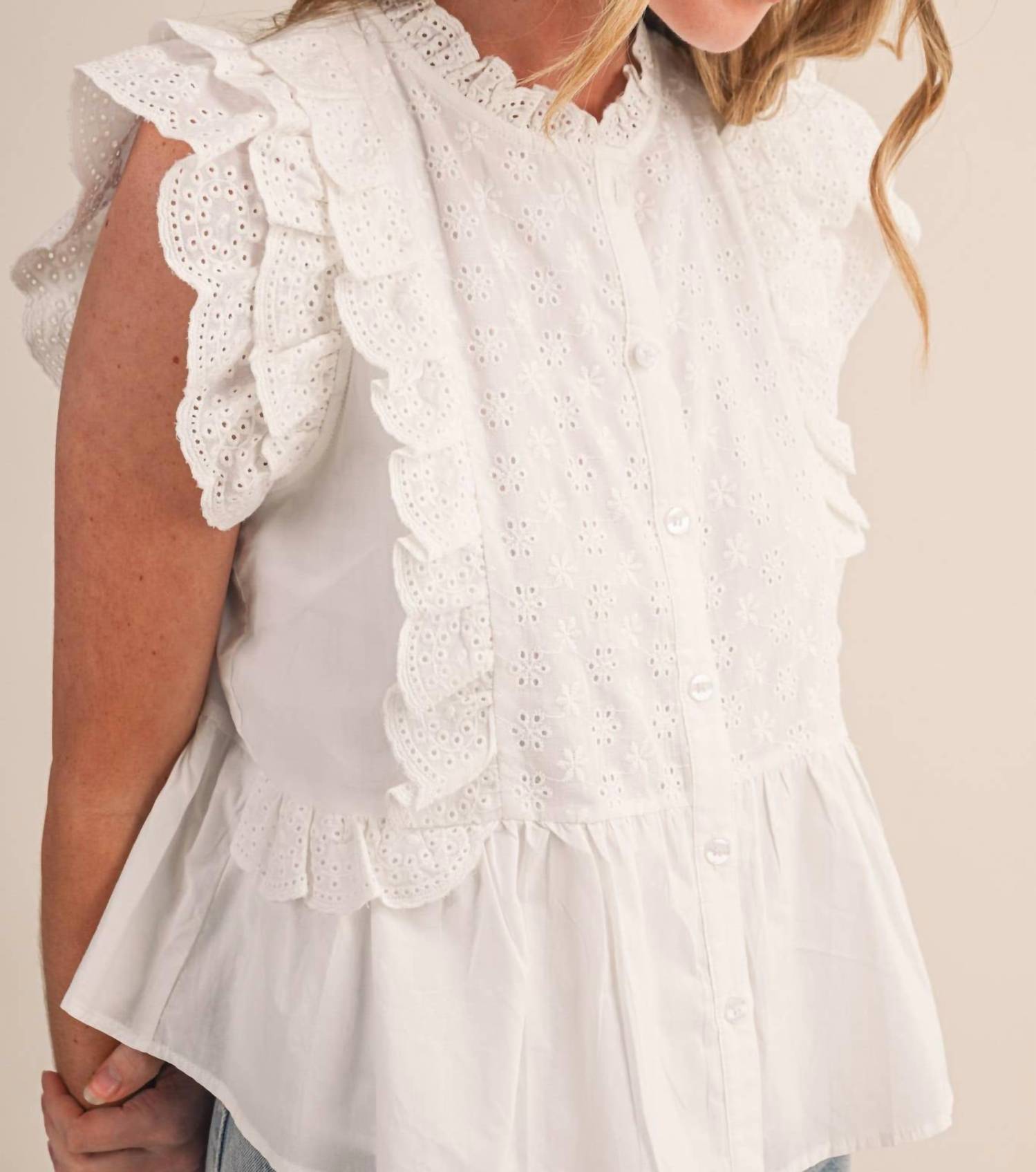 &Merci - The Grace Peplum Top