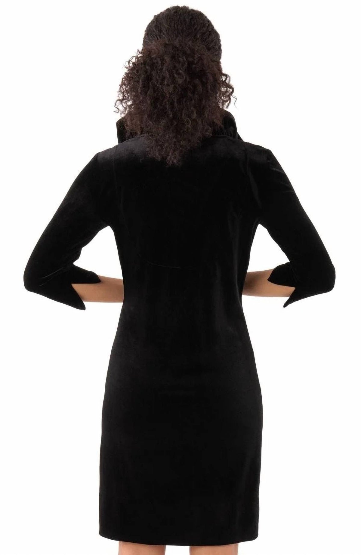 Gretchen Scott - Ruffle Neck Dress
