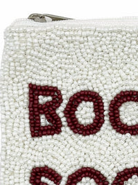 La Chic Designs - Women's Boomer Sooner Beaded Coin Purse