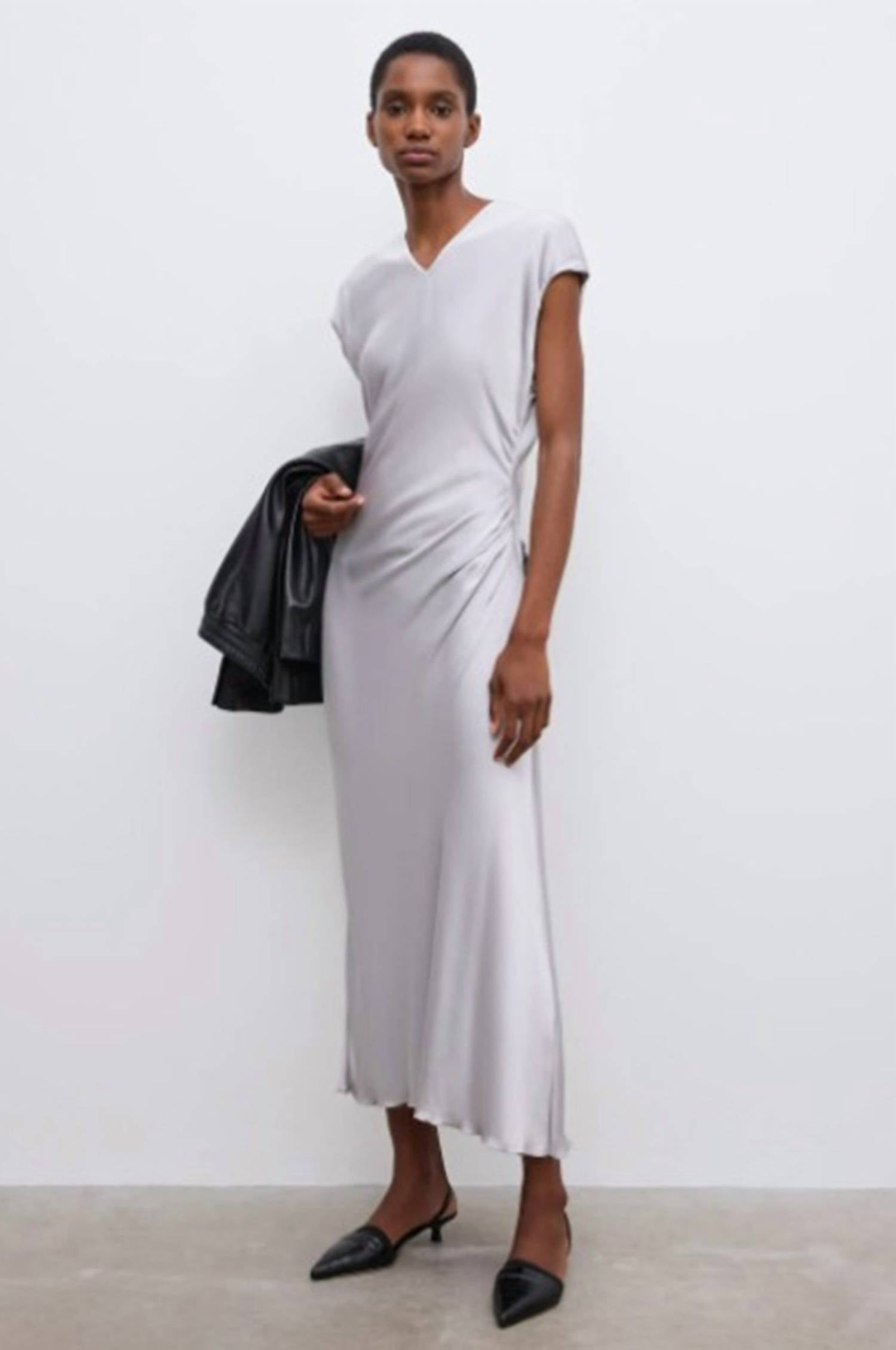 House Of Dagmar - Fluid V Neck Dress