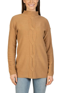 Love Token - Long Sleeve Mock-neck Sweater