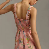 Ranna Gill - Floral Linen Romper