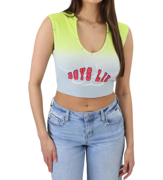 Boys Lie - Fool Me Once Rebel Tank Top