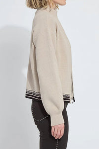 Lysse - Blythe Zip Up Rib Sweater