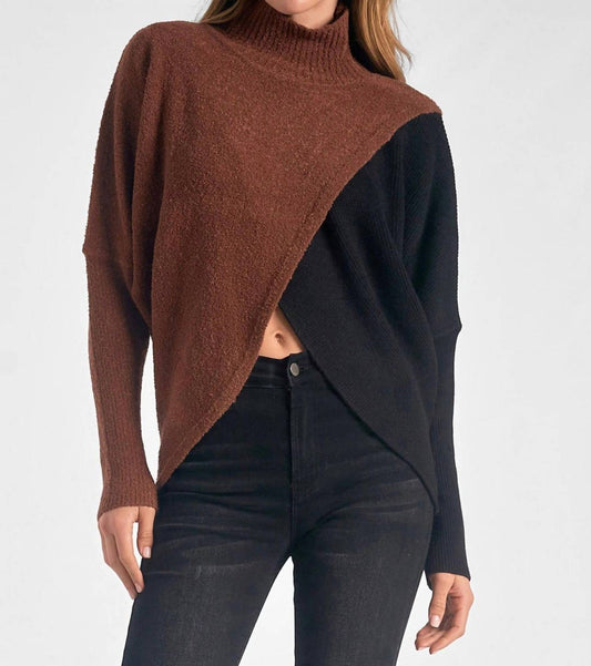 Eight Sweater Mock Neck Cross