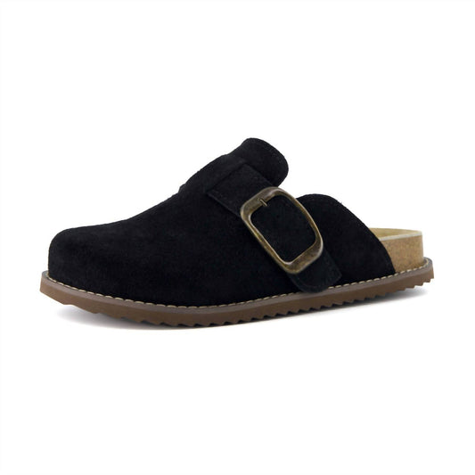 Cushionaire - Women's Blain Genuine Suede Clogs