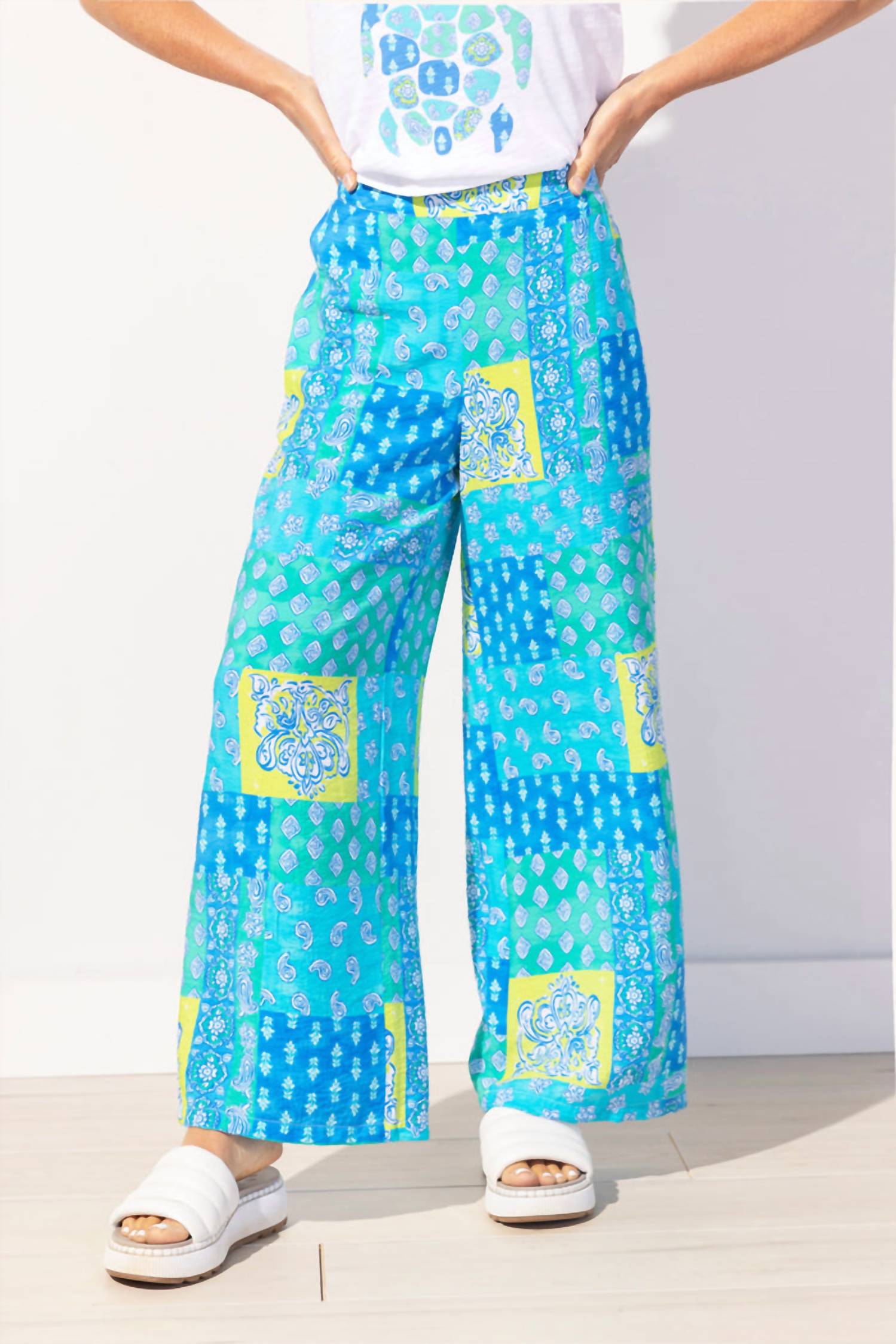 Escape By Habitat - Vacay Pant Paisley Patch