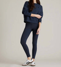 RHONE Dreamglow Crew Neck Sweatshirt in navy blue - women's top - view 4