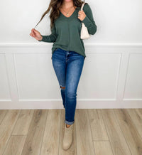 Risen - Molly Distressed High-rise Skinny Jeans