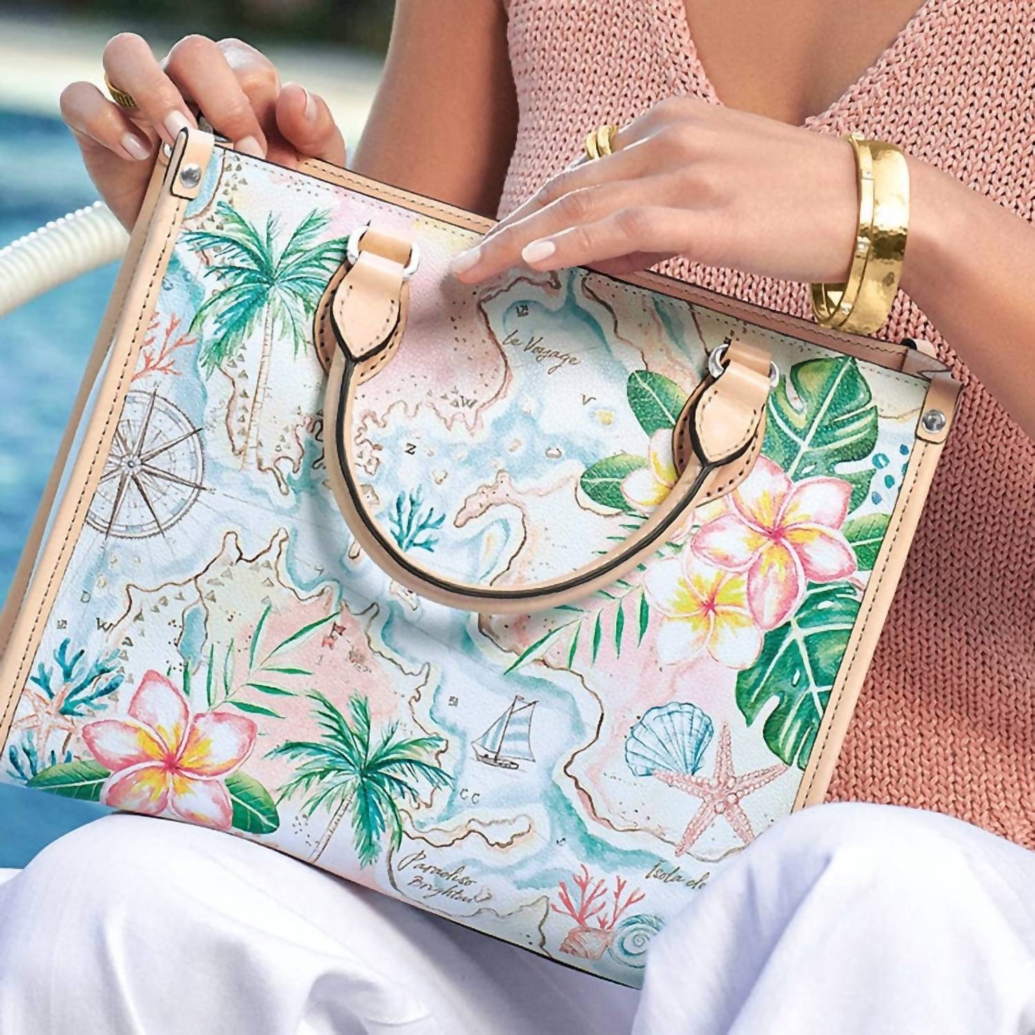 Brighton Voyage Tote in pastels - women's bag