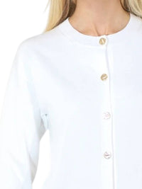 Metric Knits - Crewneck Long Sleeve Cardigan