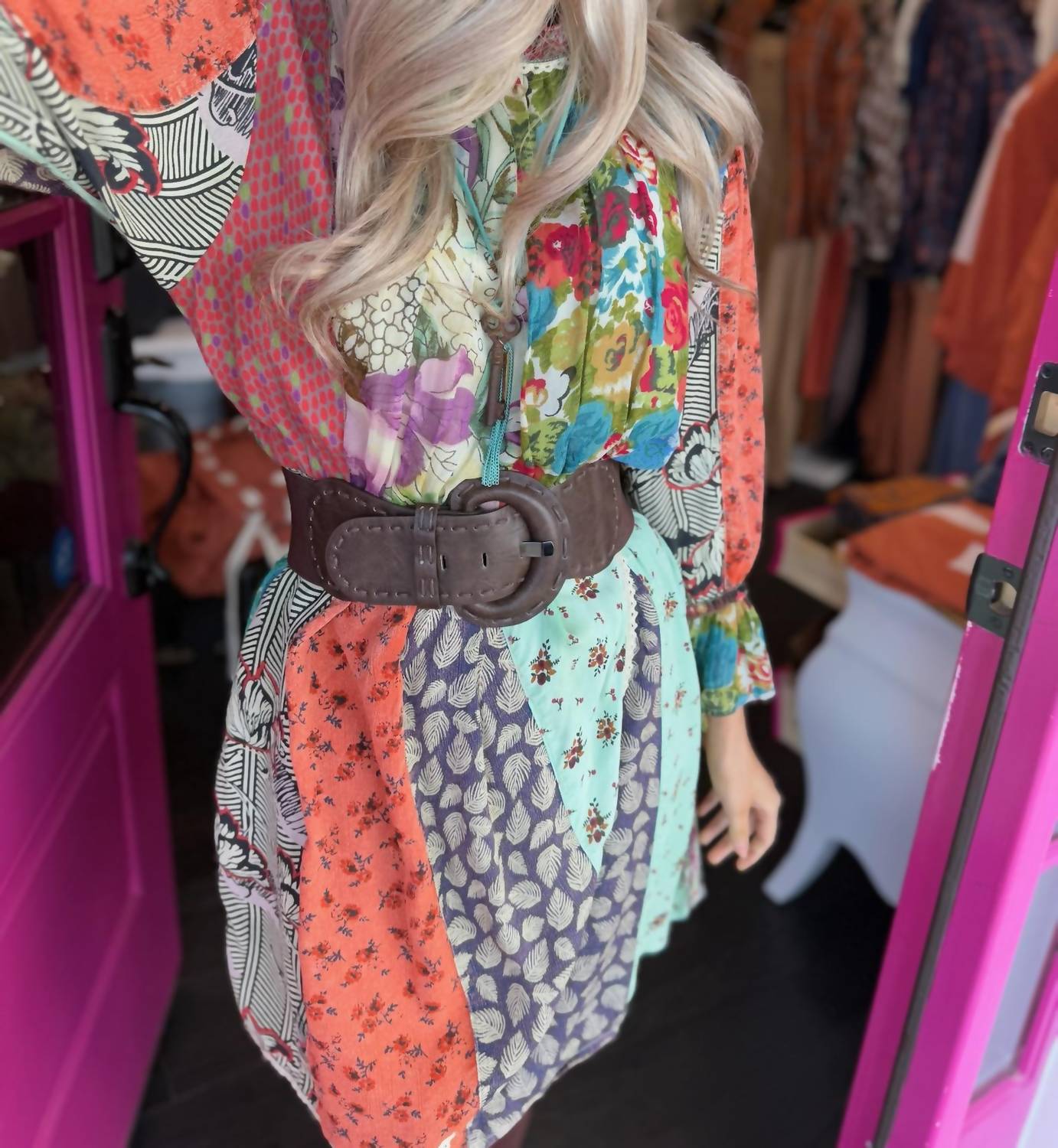 Young Threads - High Neck Mini Dress