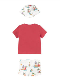 Mayoral - Boy's Bathsuit Set With Hat