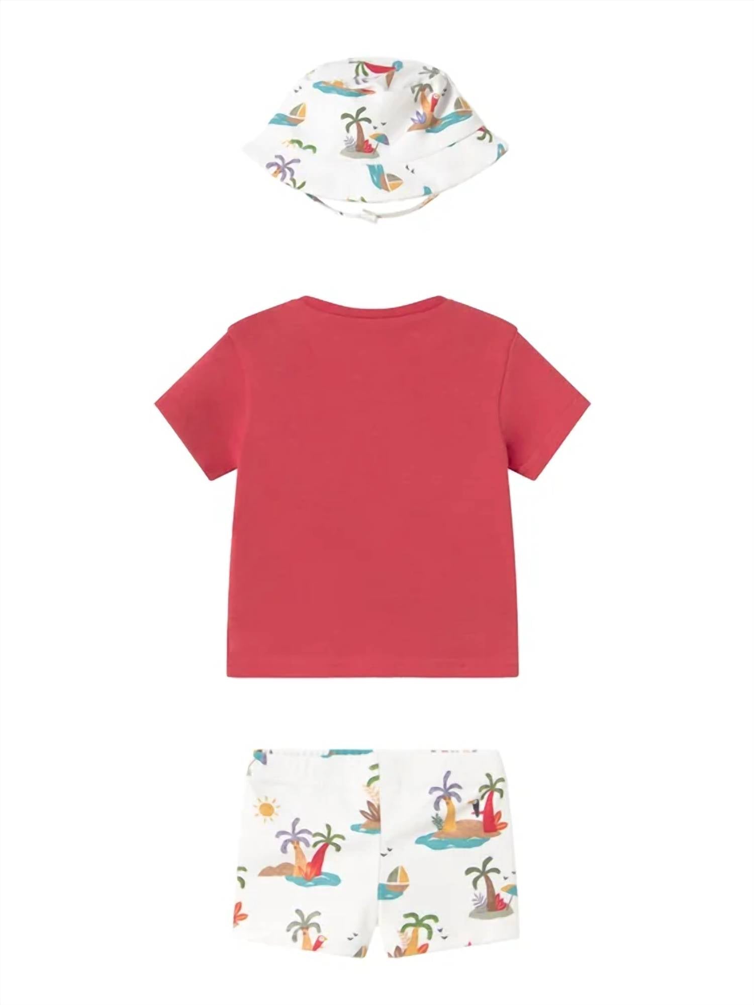 Mayoral - Boy's Bathsuit Set With Hat