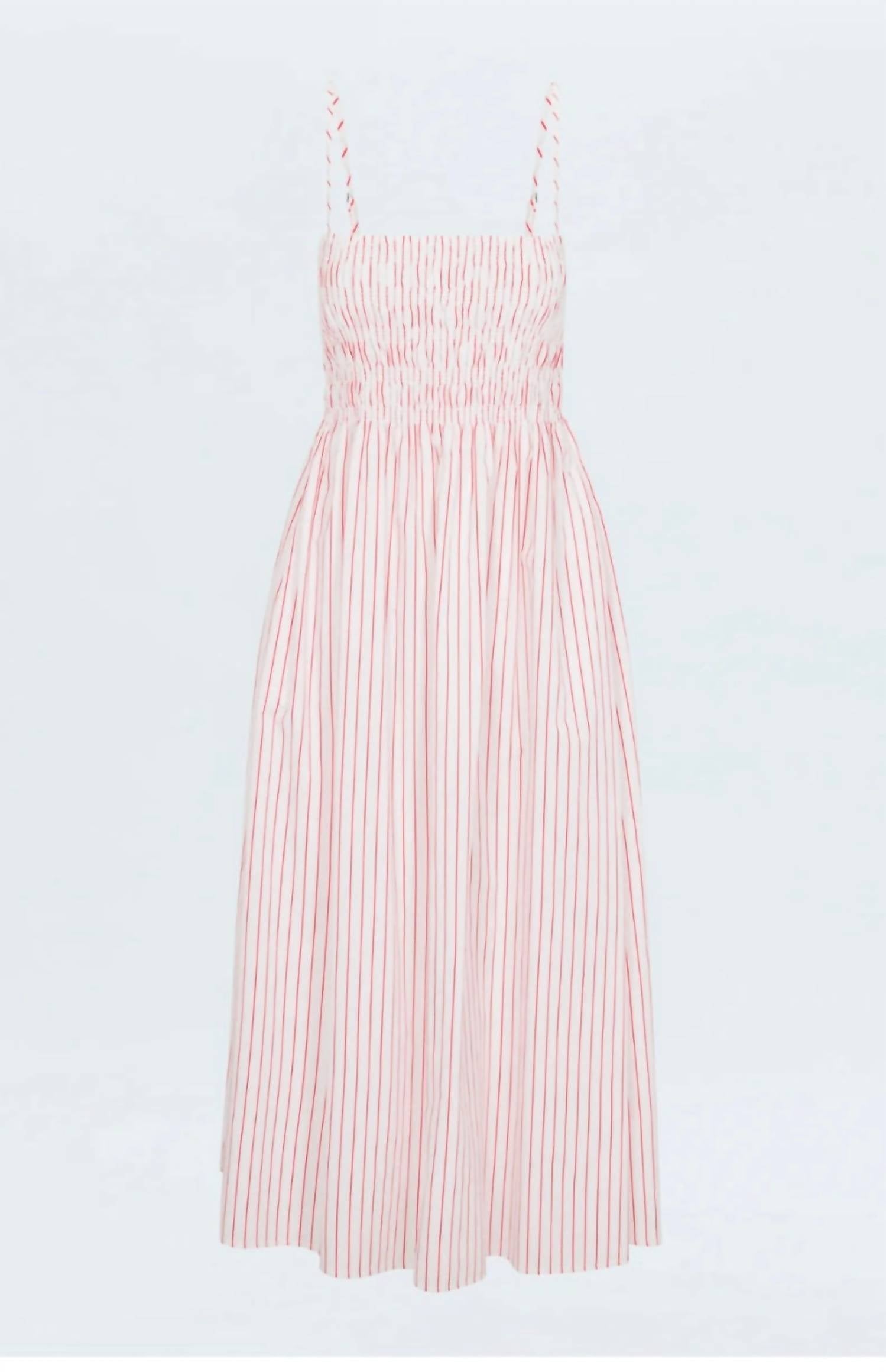 PISTOLA Bianca Dress in red white stripe - women's dress - view 5