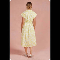 Strut & Bolt - Scalloped Shirt Midi Dress