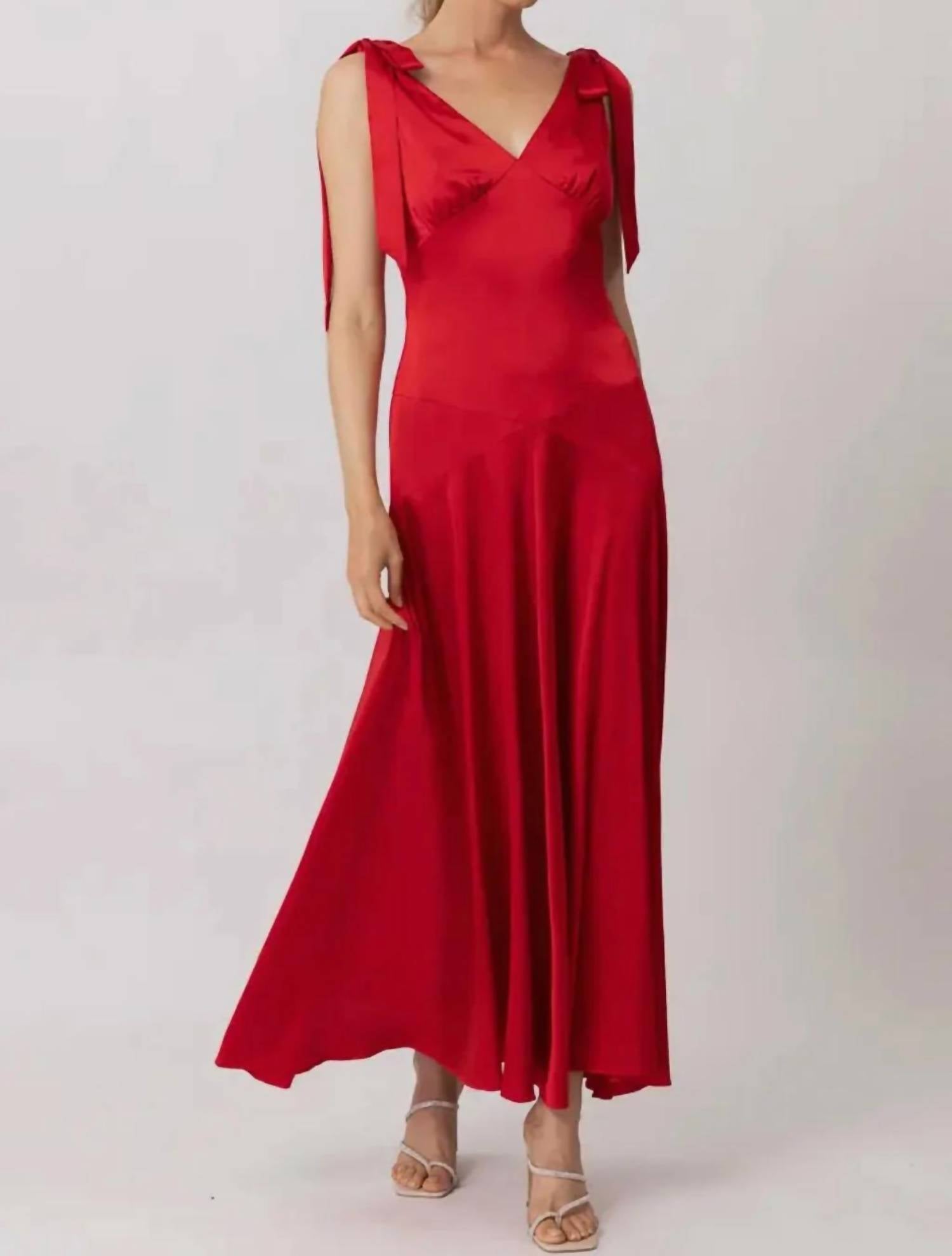 Line And Dot - Draped Maxi Dress
