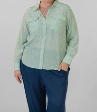 Equipment - Slim Signature Button Down Silk Shirt - Plus