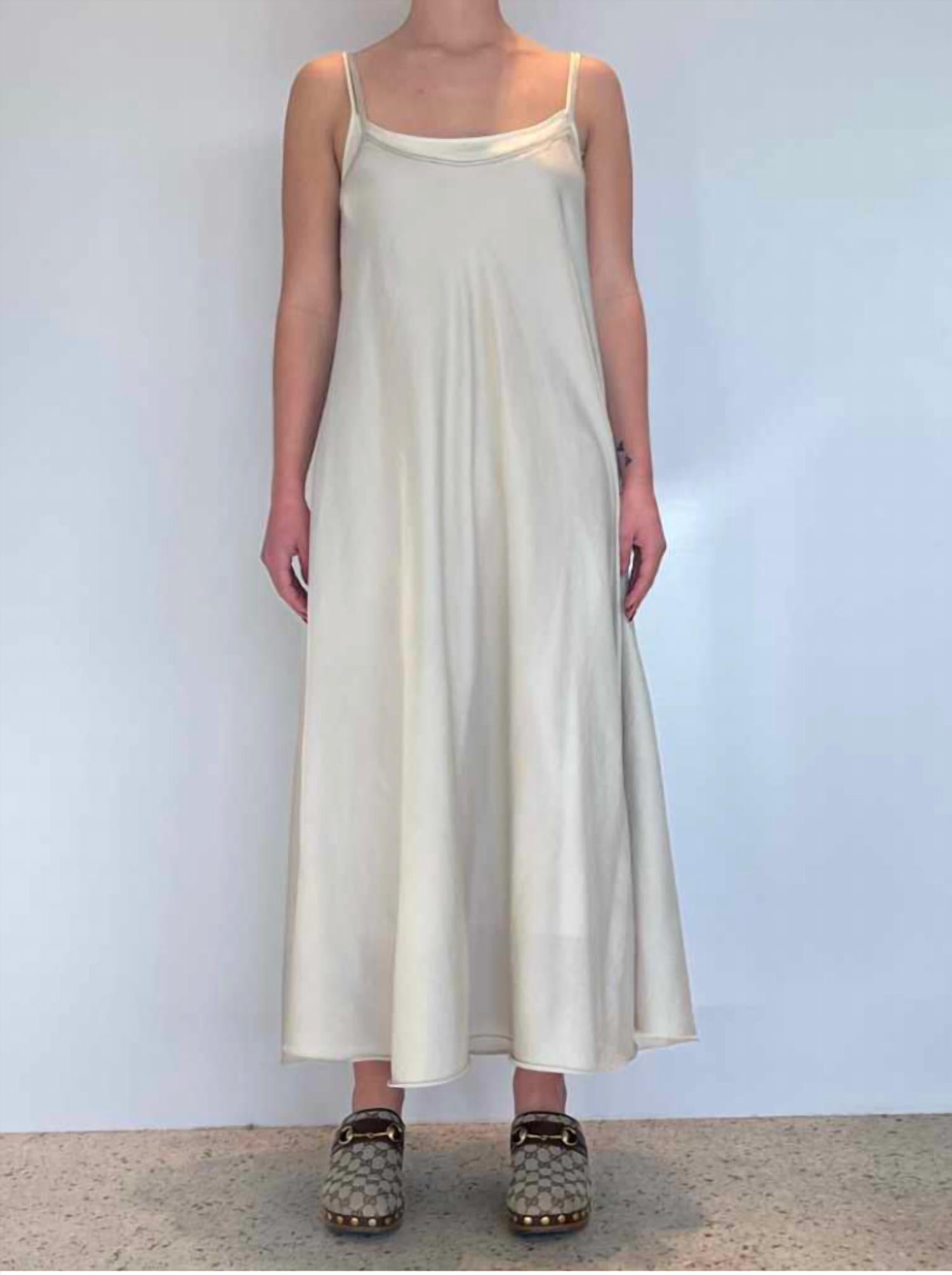 Brazeau Tricot - Silk Paperbag Maxi Dress