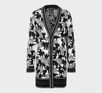Marc Cain Animal Intense Cardigan in zebra elephant - women's cardigan - view 6