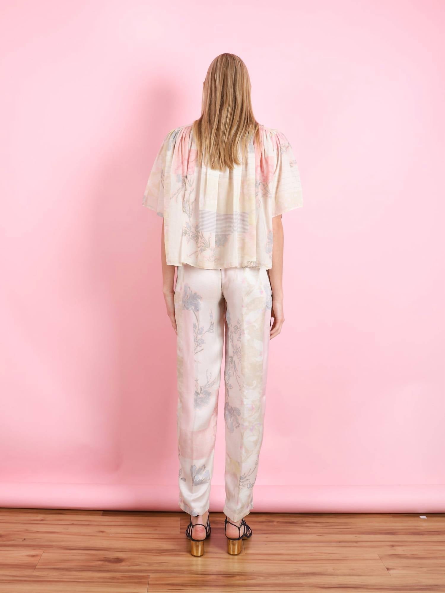 Forte Forte - Secret Garden Print Viscose Silk Twill Pants