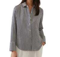 Patrick Assaraf - Long Sleeve Silk Satin Relaxed Shirt