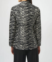 Joseph Ribkoff - Zebra Print Double Breasted Blazer
