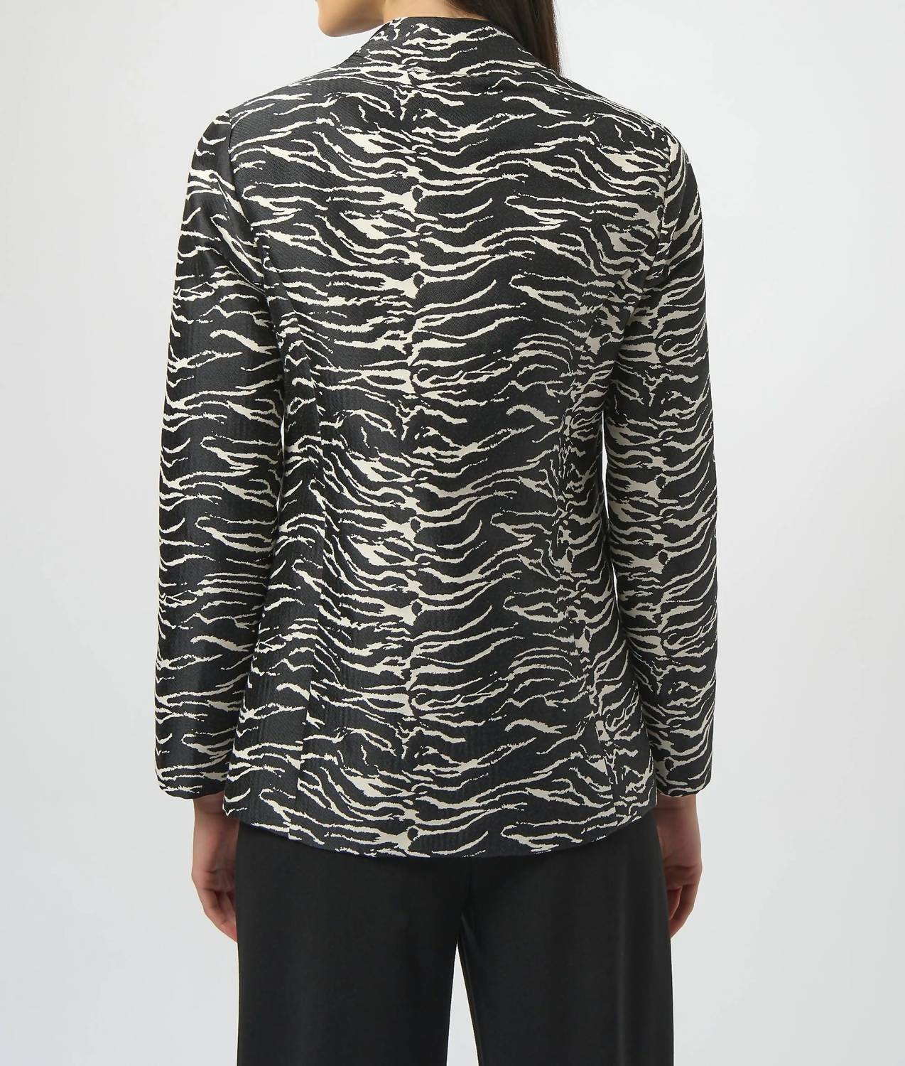 Joseph Ribkoff - Zebra Print Double Breasted Blazer