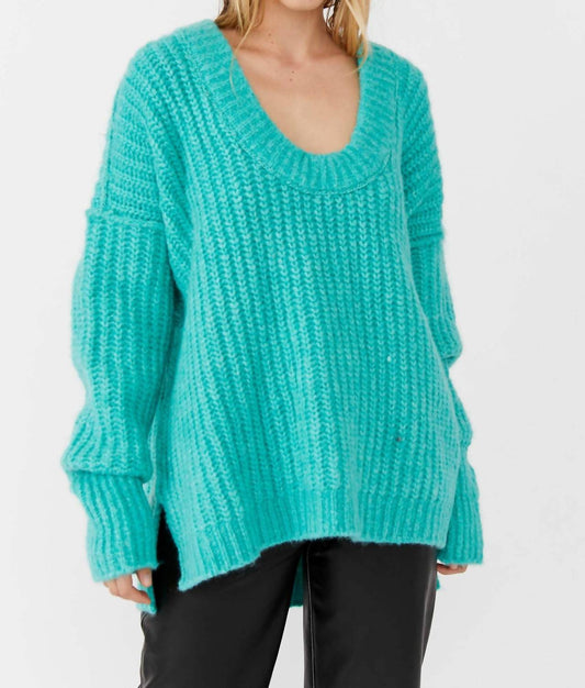 Free People - Blue Bell V-neck Sweater