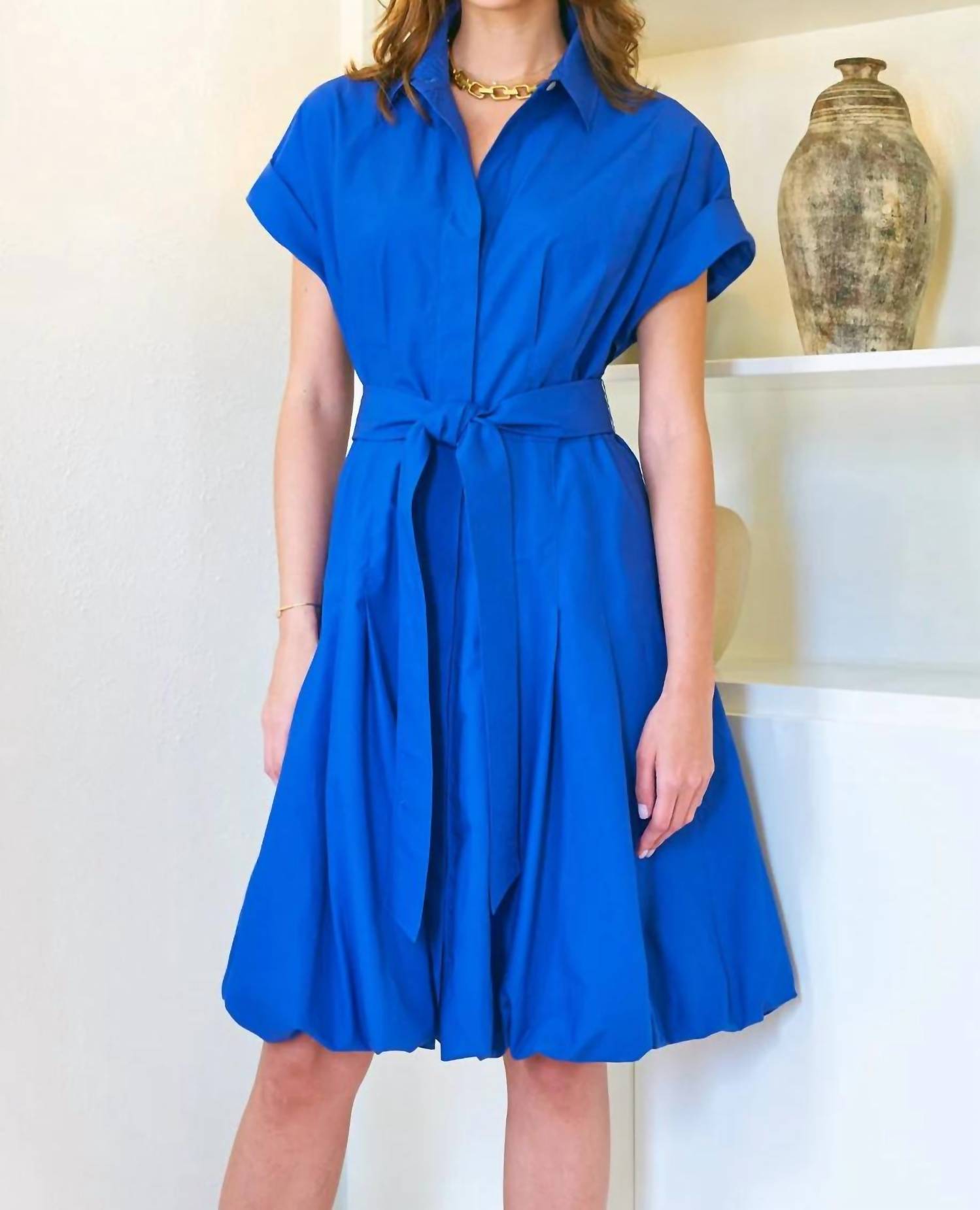 Finley - Libby Typewriter Cloth Bubble Dress