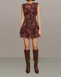Amur - Sierra Smocked Mini Dress