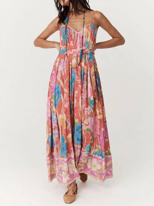 Spell - Painters Garden Strappy Maxi Dress