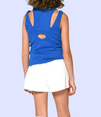 Hannah Banana - Girls Tween Chic Asymmetrical Pleated Skort