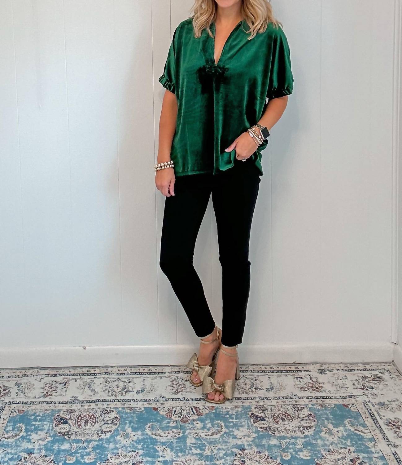 Caryn Lawn - Betsy Forest Top