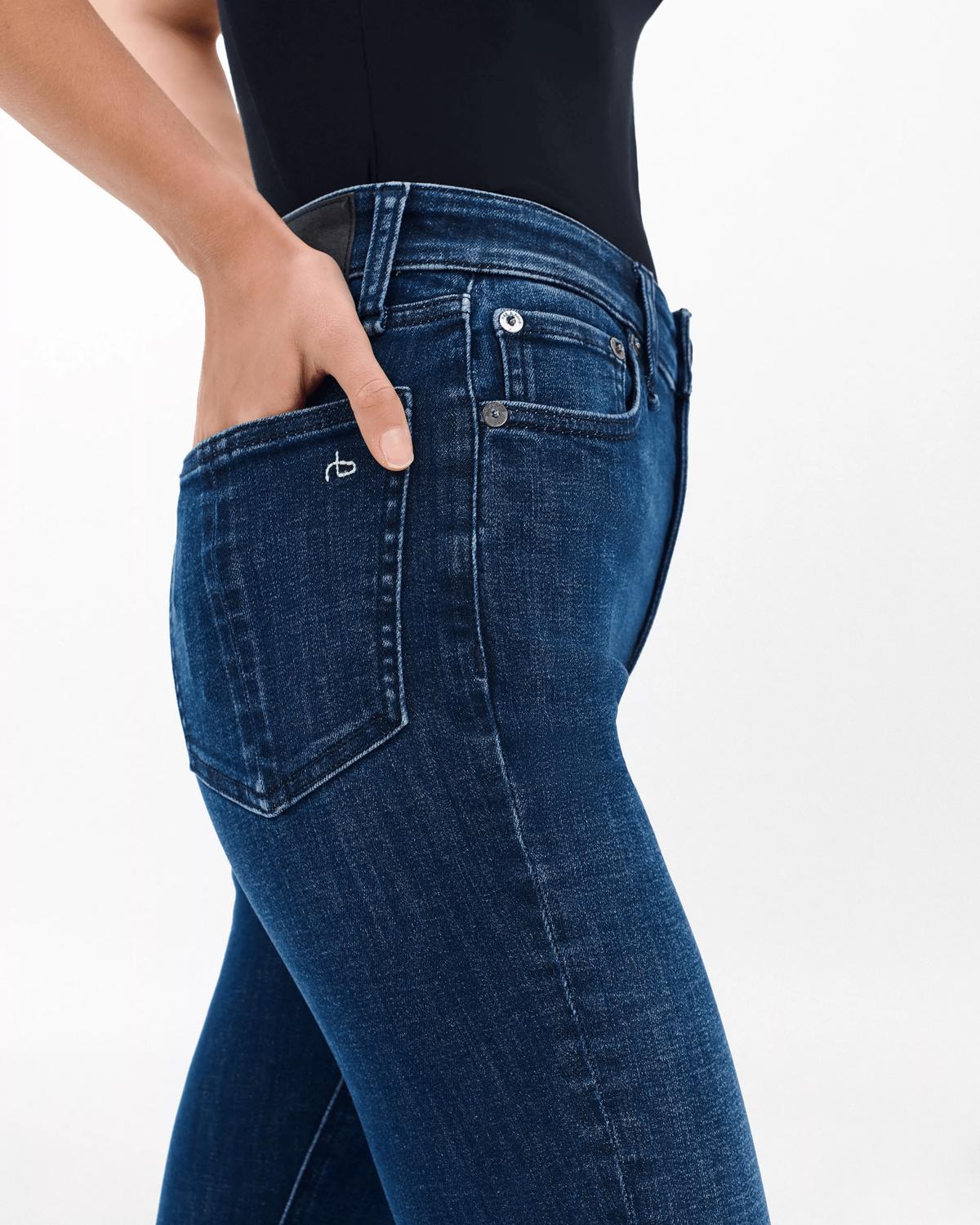 Rag & Bone Nina Skinny Jeans in lulu 1 - women's jeans - view 5