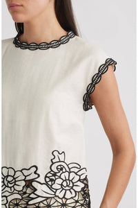 Elie Tahari - Poppy Embroidered Top