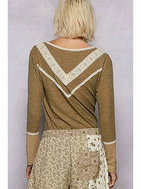 Pol - Vintage Gauze Long Sleeve Shirt