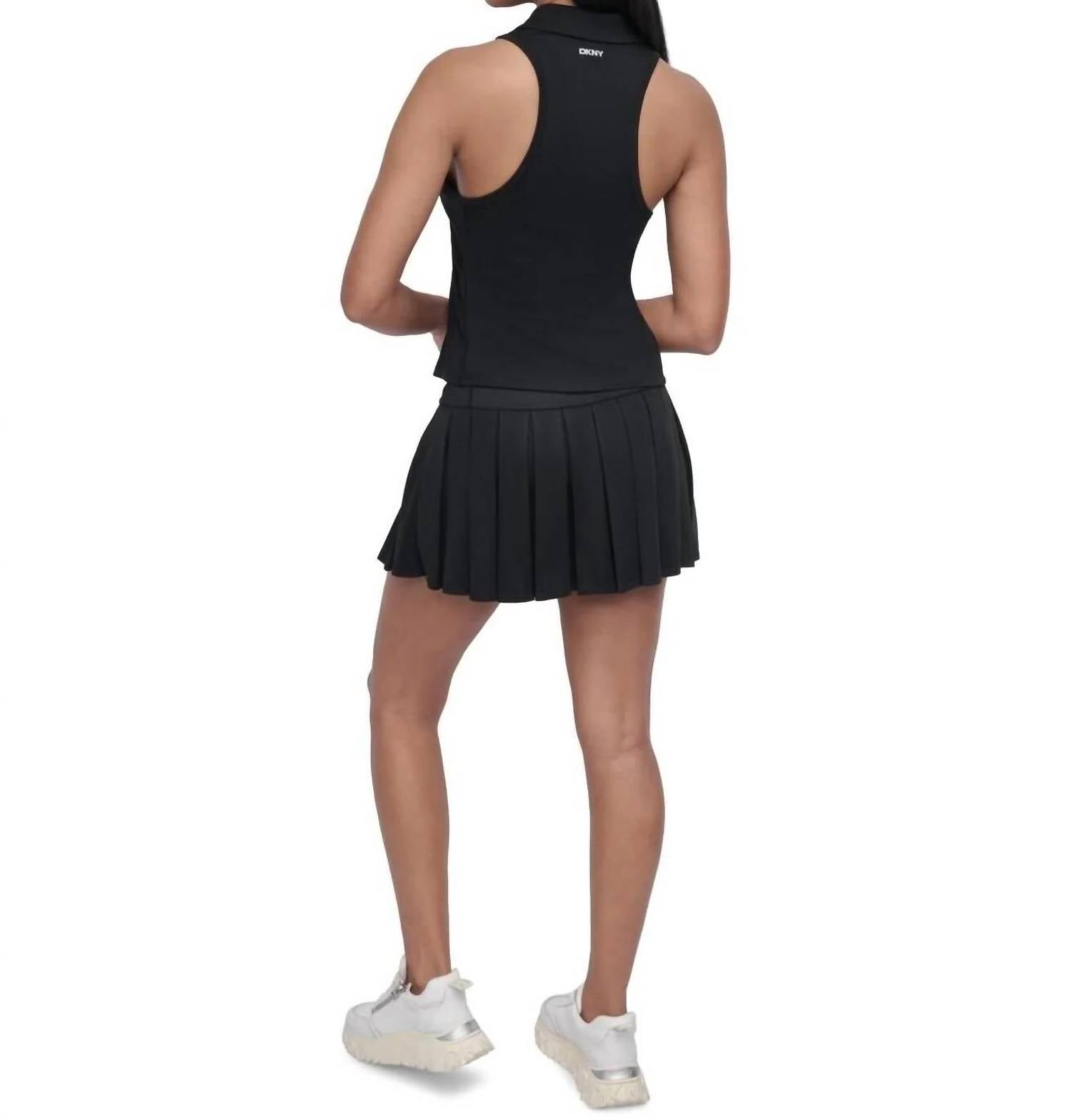 Dkny - Court Racerback Polo Tank