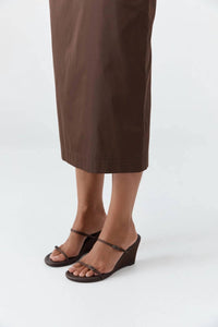 St. Agni - Women's Petit Belt Detail Wedge Sandal