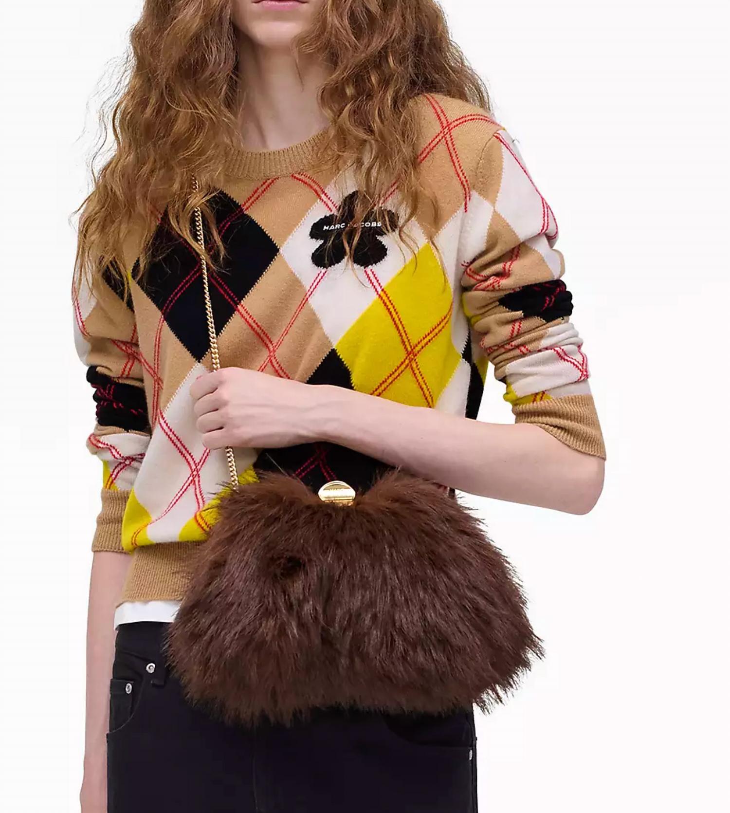 Marc Jacobs - Women's The Faux Fur Glam Small Clutch Bag